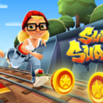 Play Subway Surfers: Run along the subway tracks for as long as you can